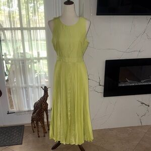 Banana Republic Light Yellow Midi Dress